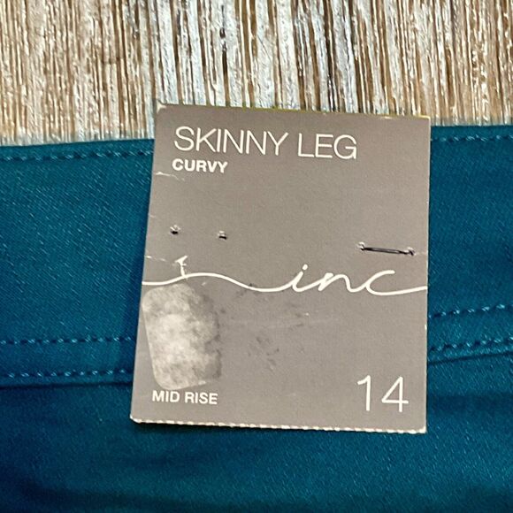NWT INC International Concepts Jeans Womens Skinny Leg Curvy Fit Stretch Size 14 - Picture 8 of 10